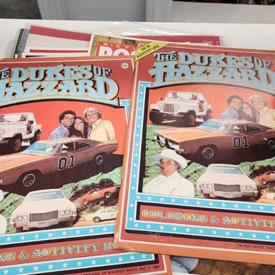 The Dukes of Hazzard Vintage Coloring Books