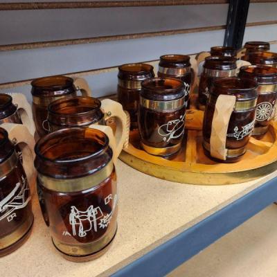 Decorative Military Barrel Mugs