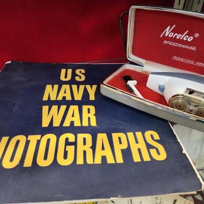 US Navy Poster and Norelco Speed Shaver