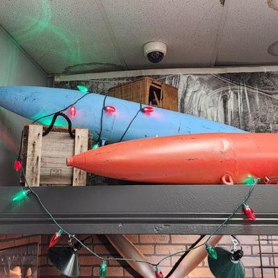 Red and Blue Test Bombs