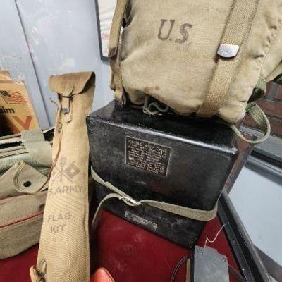 Assortment of Military Surplus Items