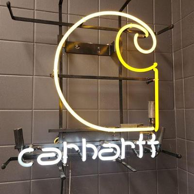 Carhartt Neon Advertising Sign