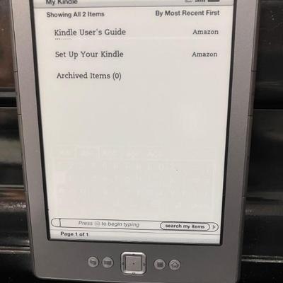 Amazon Kindle Model #D01100
