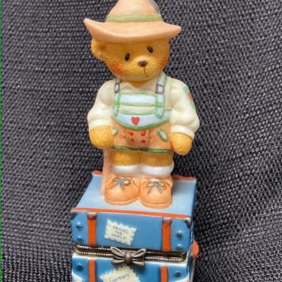 German Teddy Porcelain Treasure Box