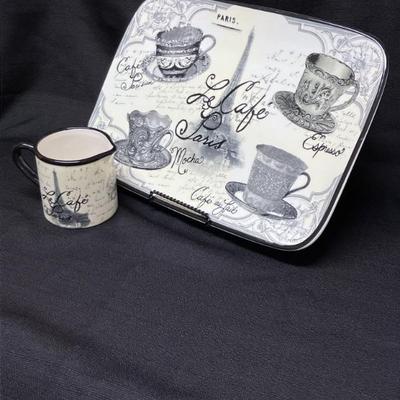 Paris Platter and Creamer Set by Tre Sorelle Studios