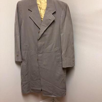 Vintage New Orleans Porterâ€™s Barry Leads Original Trench Coat Size Med-Larger