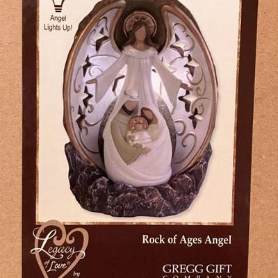 Rock of Ages lighted Angel - new