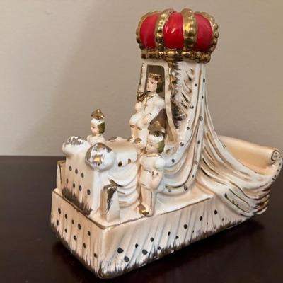 Rex King's Float by Philip Walmsley Hand=painted porcelain