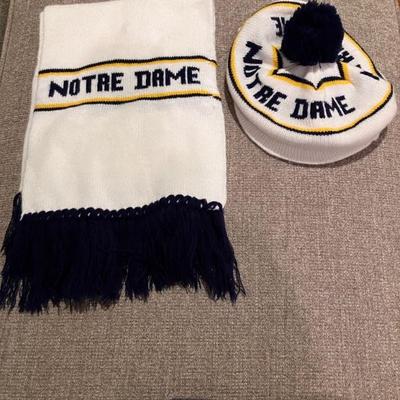 Notre Dame Hat and Scarf sold separately