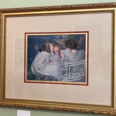 Three Girls Framed Print