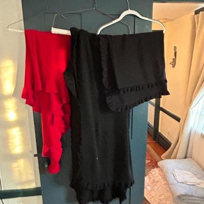 3 of several cashmere capes and shawls