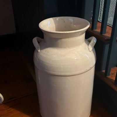Large ceramic milk jug