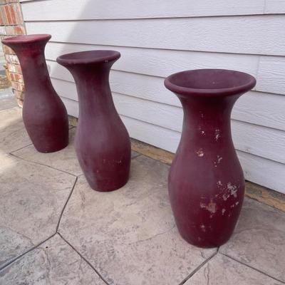 Large outdoor vases