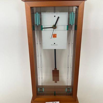 22:Willits Frank Lloyd Wright Mantel Clock Foundation
