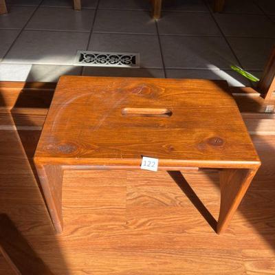122:Wooden Step Stool
