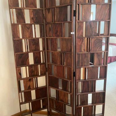 68:Hand Crafted Cherry Wood Room Divide
