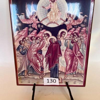 130:Wooden The Ascension Icon Picture
