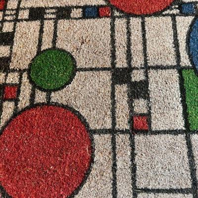58:Frank Lloyd Wright Coonley Playhouse doormat
