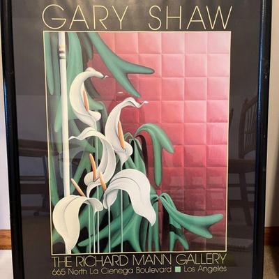 150:Framed Gary Shaw Poster
