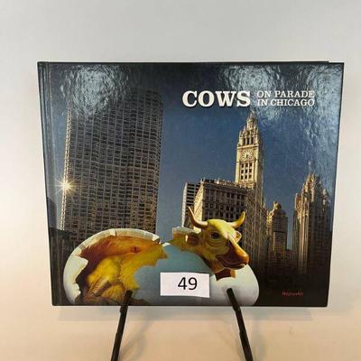 49:Cows on Parade Book w/ Metal Stand
