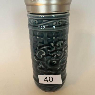40:Chinese Ceramic Canister
