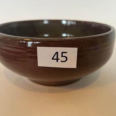 45:Ceramic Glazed Pottery Bowl
