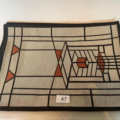 47:4 Robie House Placemats Rennie & Rose FLW FNDTN
