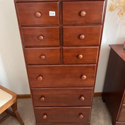 114:Moosehead Solid Maple Dovetail Linge
