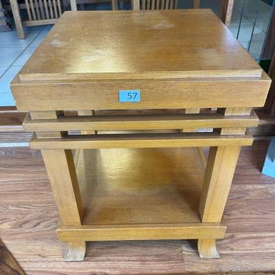57:Prairie  Style Wooden Table
