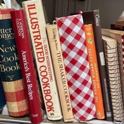 lots of cookbooks