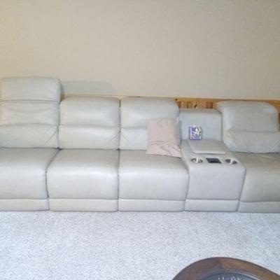 Nice leather sectional