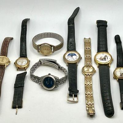 (8) Watches incl. Timex
