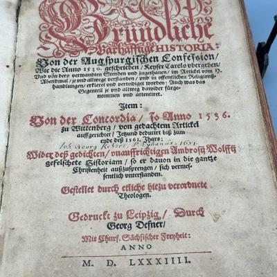Thorough History 1530 Antique Book
