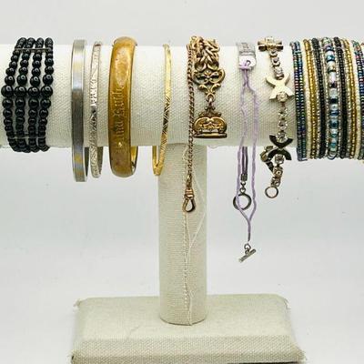 (12) Bracelets Incl Monet, Bangle & More
Includes many inherited pieces