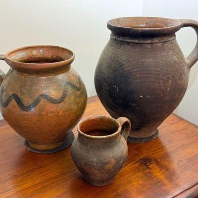 (3) Vintage Turkish Pots
