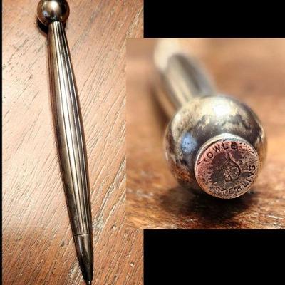 Towle sterling rotary phone dialer pen
