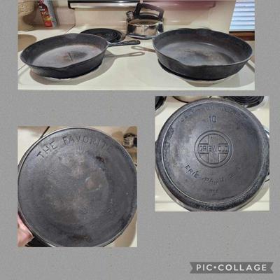 The Favorite & Griswold cast iron