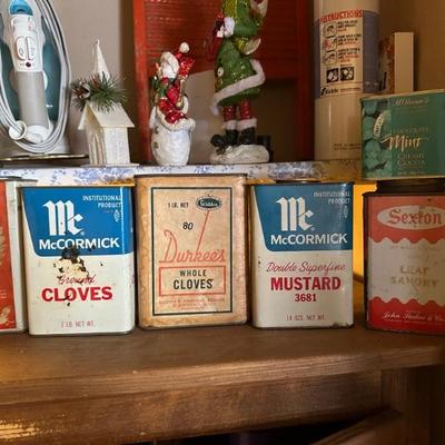 Antique/vintage tins
