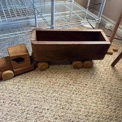 toy wooden truck