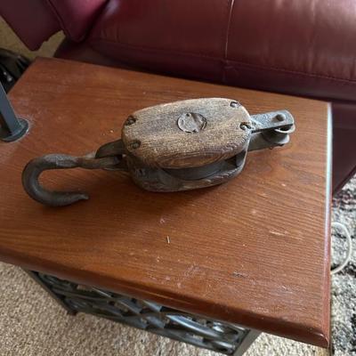 antique pulley