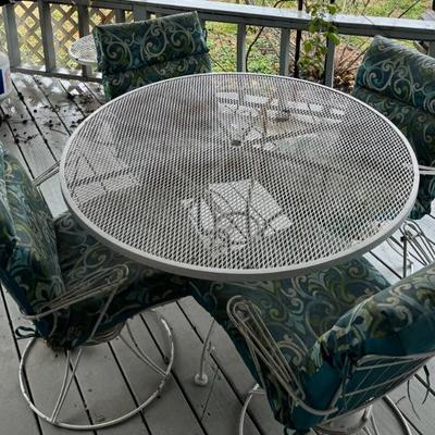 Patio table and chairs