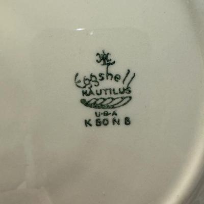 Eggshell Nautilus USA 156 piece china set 