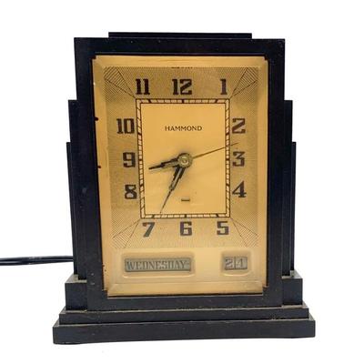 Hammond Art Deco Bakelite clock