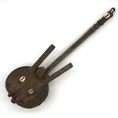 Vtg. Kora, West African folk art instrument