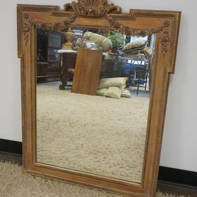 1179	HANGING MIRROR IN GILT FINISHED FRAME, CAROLINA MIRROR CO., APPROXIMATELY 30 IN X 40 IN
