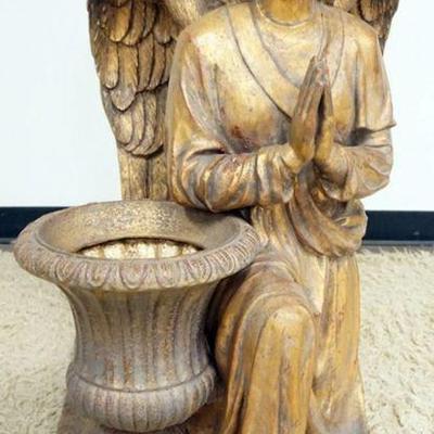 1169	PRAYING ANGEL GARDEN ORNAMENT, MADE OF COMPOSITE, APPROXIMATELY 41 IN X 31 IN X 42 IN H
