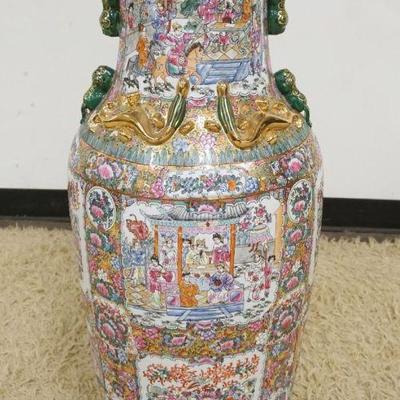 1133	LARGE ASIAN FLOOR URN, APPROXIMATELY 37 IN H
