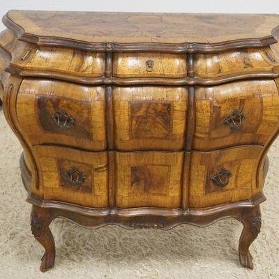 1170	ANTIQUE DIMINUATIVE ITALIAN INLAID 3 DRAWER CHEST, APPROXIMATELY 38 IN X 16 IN X 30 H
