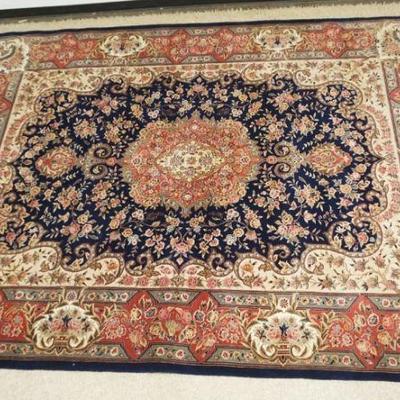 1152	PERSIAN WOOL ROOM SIZE RUG, SOME STAINING ON END TASSLES
