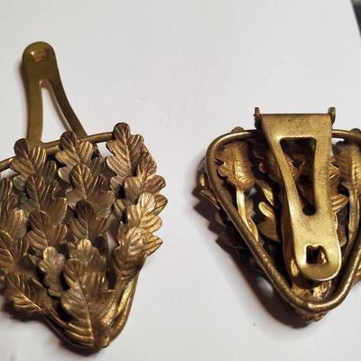 French vintage shoe clips 